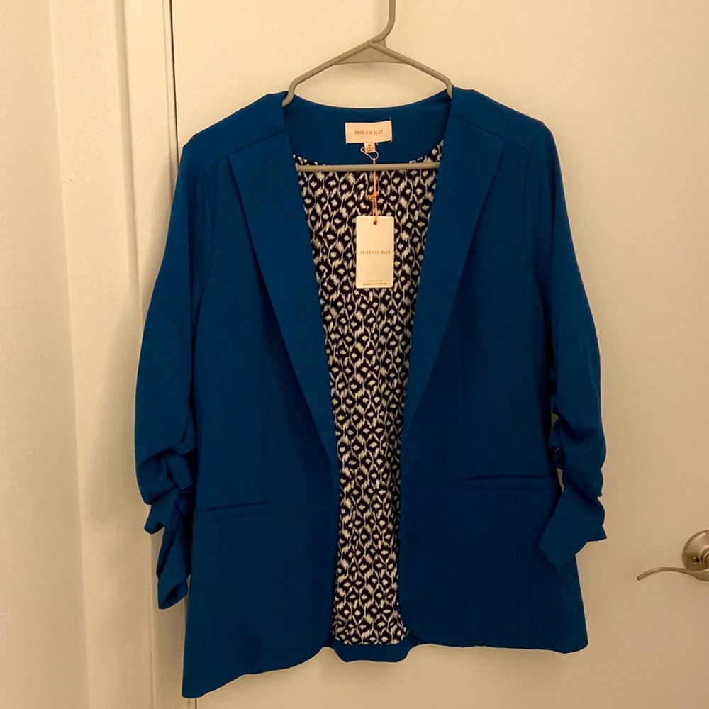Skies are Blue navy blazer